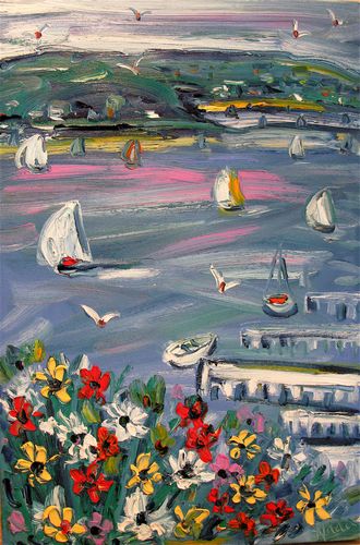 Sailing Vista 75cm x 45cm
