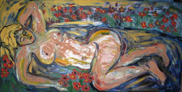 Reclining Nude 1.5m x 80cm
