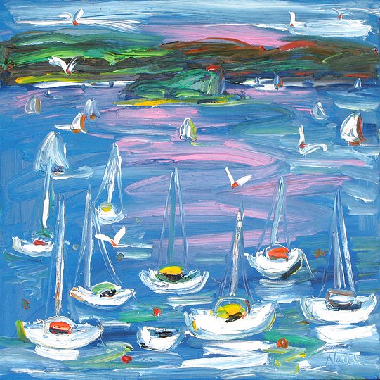 Lion Island View 50cm x 50cm