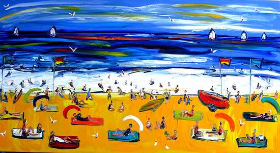 Beach Panorama 2m x 1m