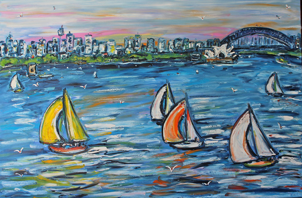 Sydney Harbour 1.8m x 1.2m