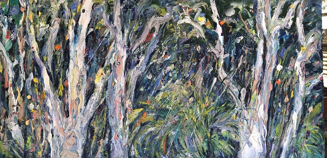 Rain And Ghost Gums 200cm x 110cm