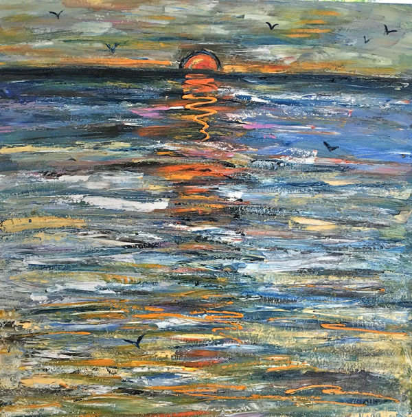 Sunrise 90cm x 90cm
